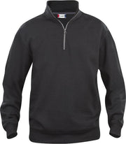 Clique Basic halfzip Zwart maat 4XL
