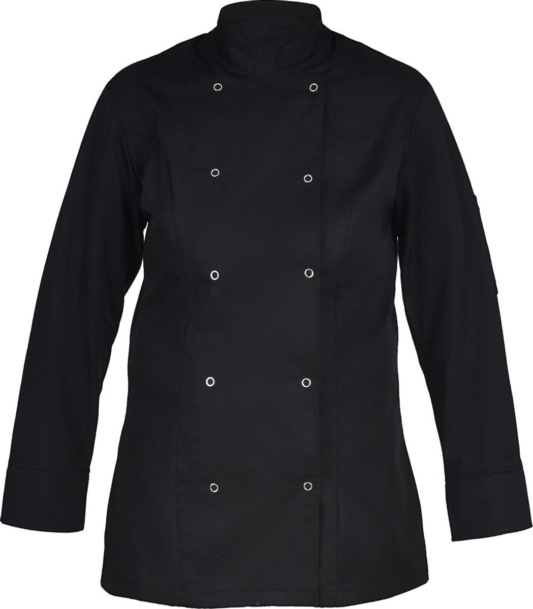Cheffix Koksbuis HILTON CARDONE Twill 210gr/m2 Zwart XL