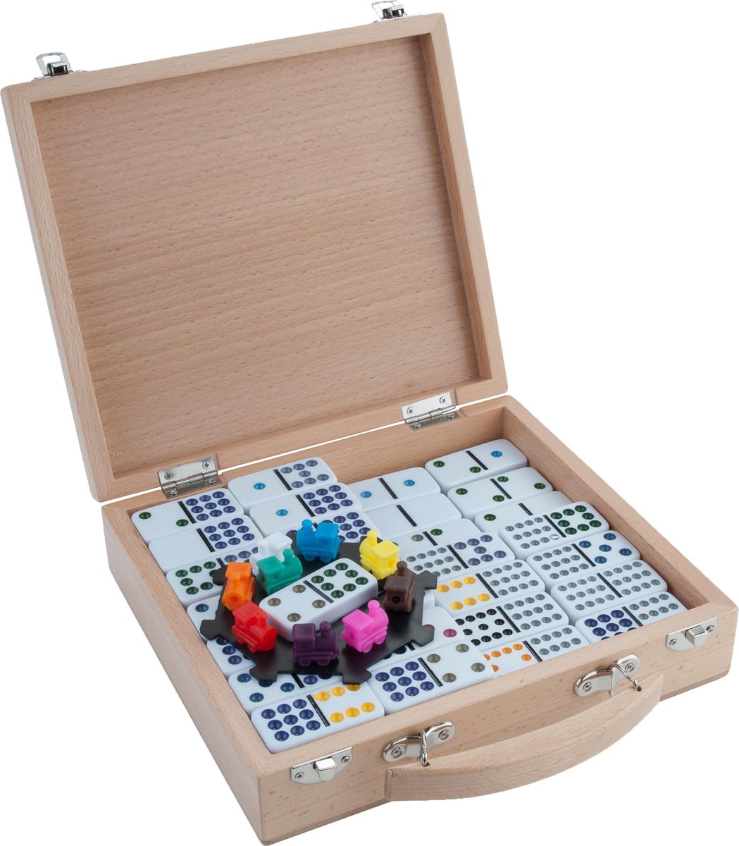 Longfield Games Domino D12 Mexican Train - Beukenhout