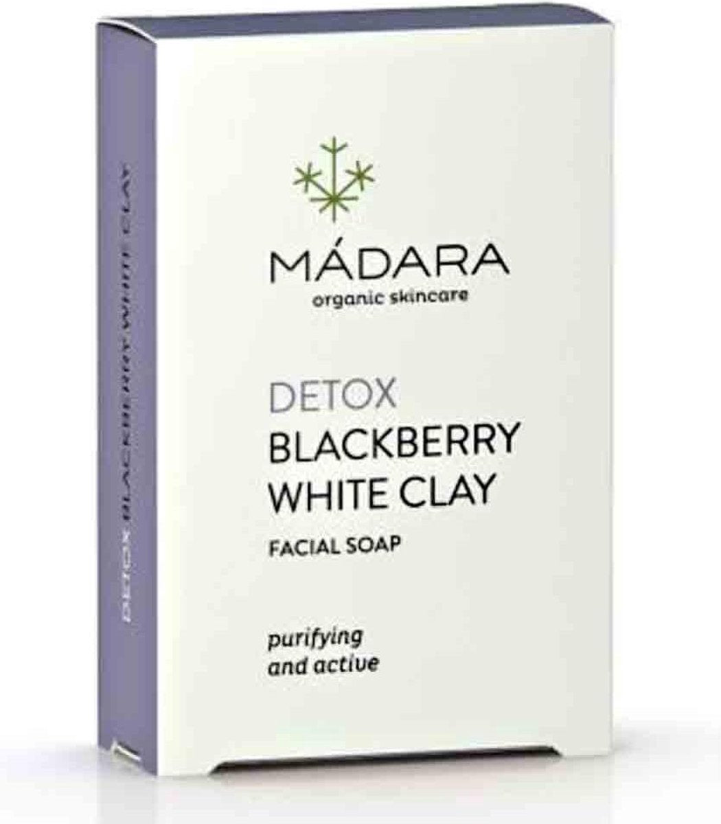 Blackberry & White Clay Clarifying Face Soap (Bramen & Witte Klei gezichtszeep)