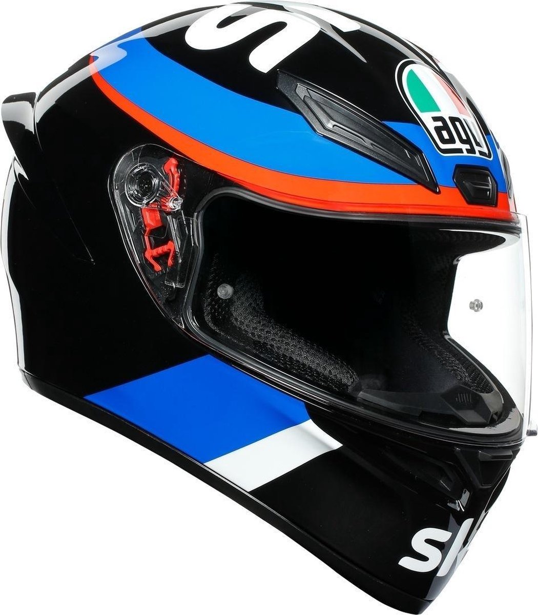 AGV K1 VR46 Sky Racing Team zwart rood