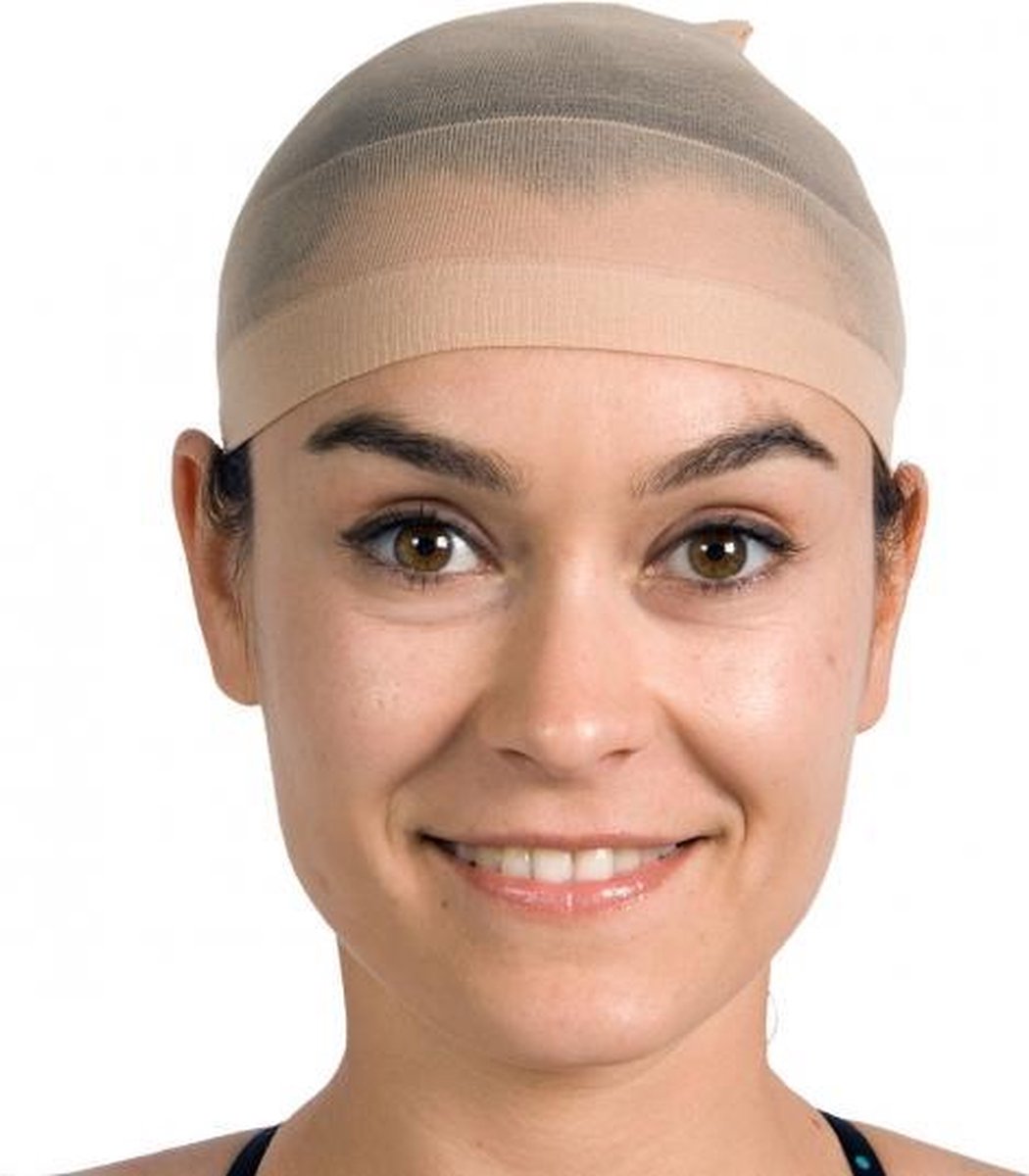 4x stuks pruiken netjes  - Verkleedaccessoires haarnetjes