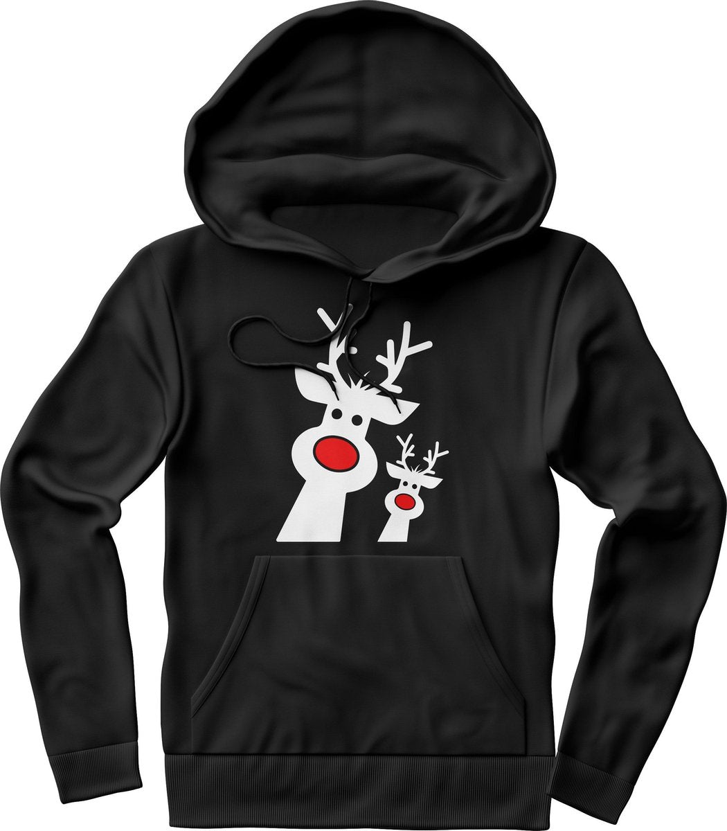 Rendier Buddy's Hoodie Dames / Heren – Grappige kerst teksten