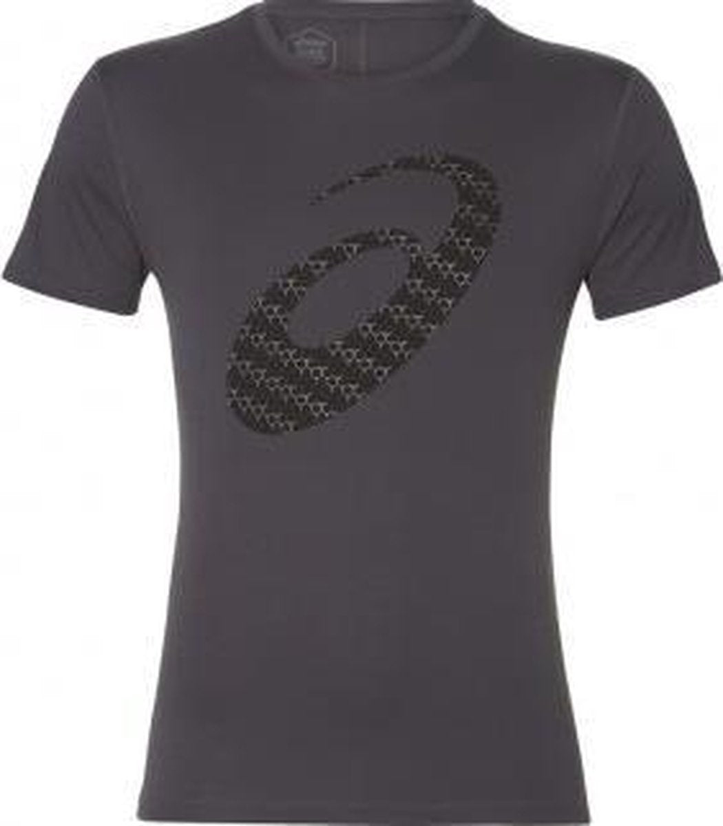 Asics Silver Top Graphic 2 Sportshirt Heren - Dark Grey