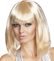 Blonde half lange pruik voor vrouwen  - Verkleedpruik - One size