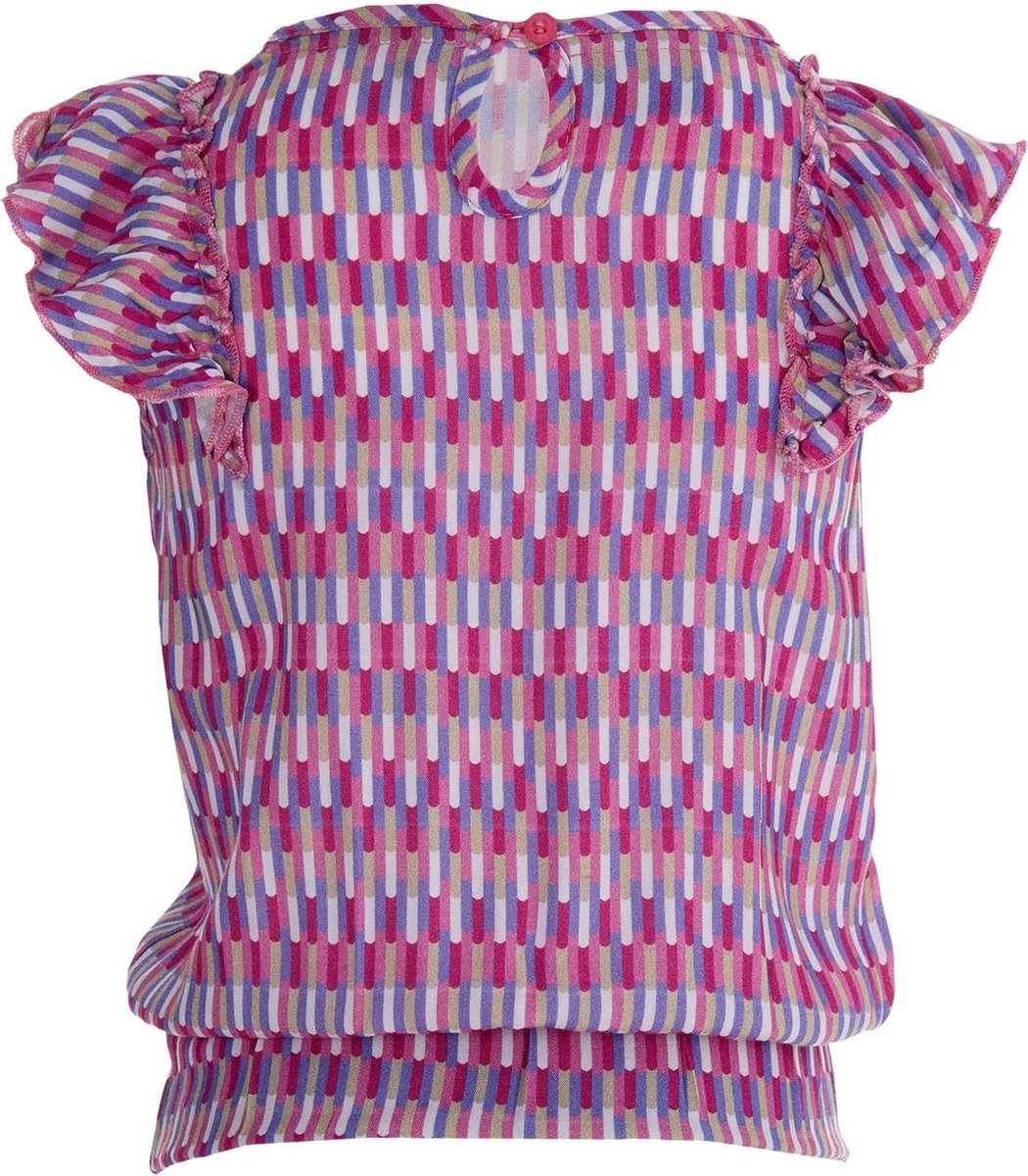 Quapi meisjes t-shirt Floret Pink Sweet Graphic aop