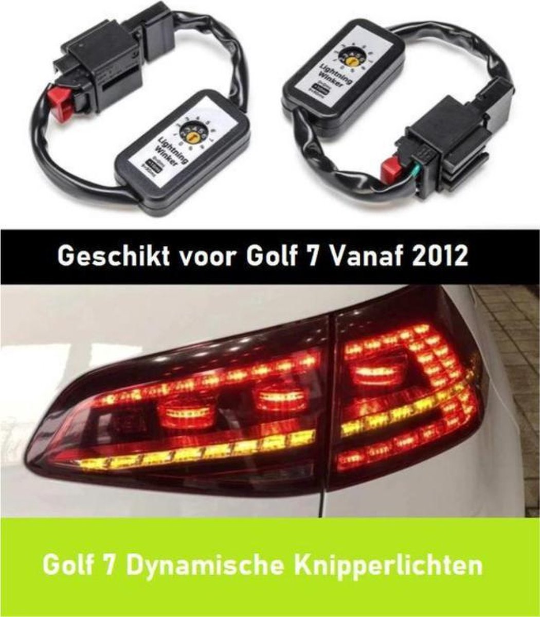 Geschikt voor Golf 7 Led Dynamische Knipperlichten Dynamic Tsi Gti Gtd Gte R Line Achterlichten