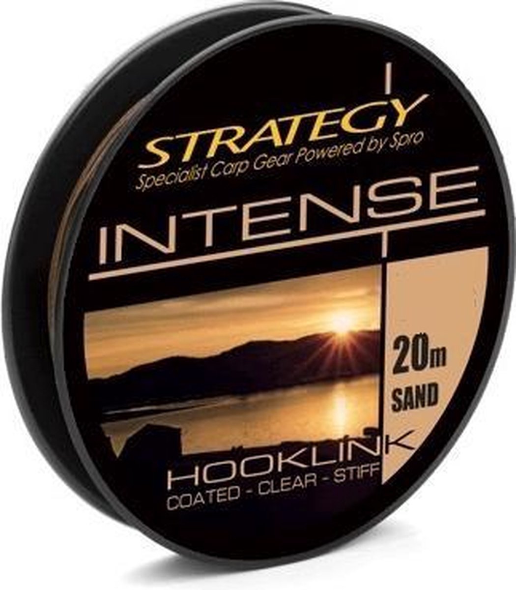 Strategy Intense Hooklink 15 Lbs - 20 mtr. - Coated - Stiff