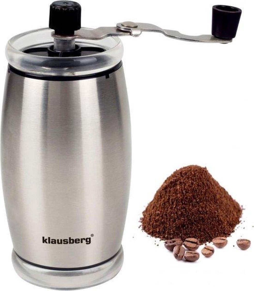Klausberg 7249 - Koffiemolen - Handmatig - RVS