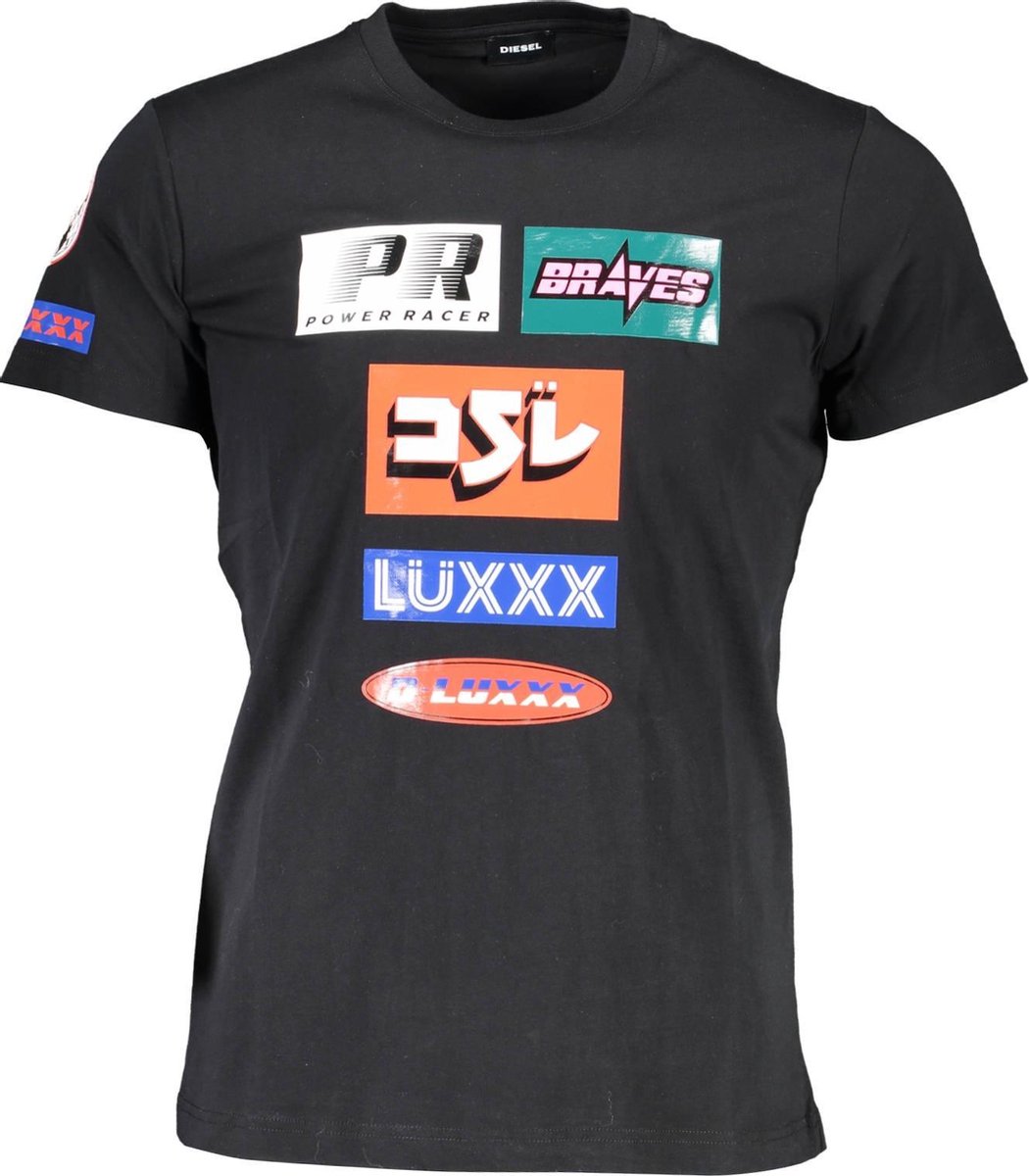 Diesel T-shirt Zwart XS Heren