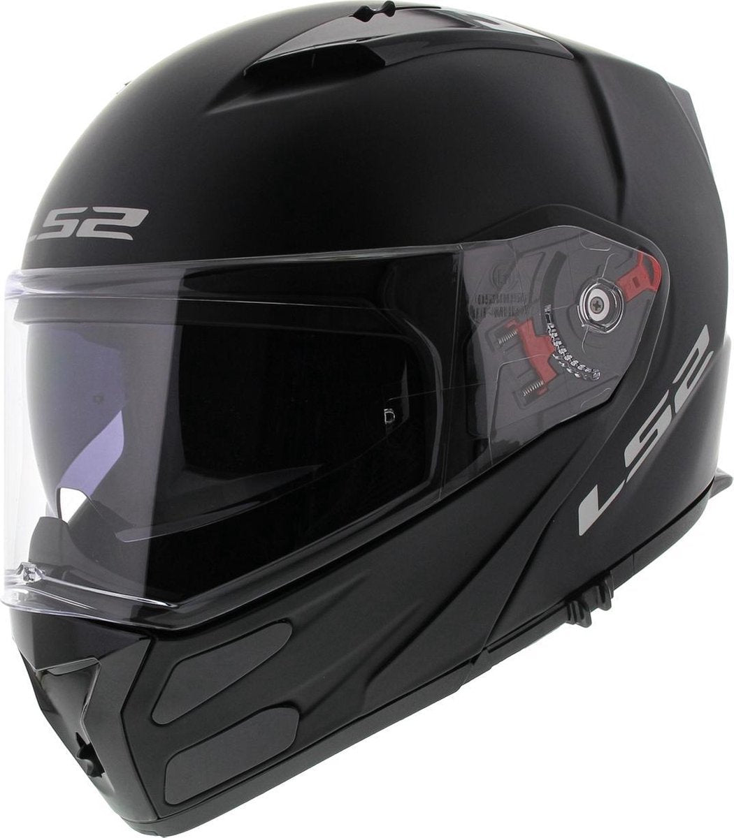 LS2 FF324 Metro FFS Systeemhelm - Motorhelm - Mat Zwart - Maat XS