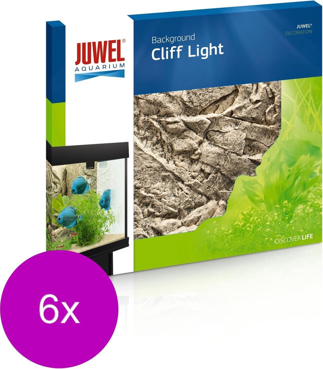 Juwel Achterwand Cliff Light - Aquarium - Achterwand - 6 x 60x55x3 cm