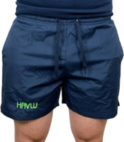 Zwembroek havlu navy maat L