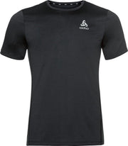 Odlo - Element Light Print T-shirt  - Zwart - Heren - maat  M
