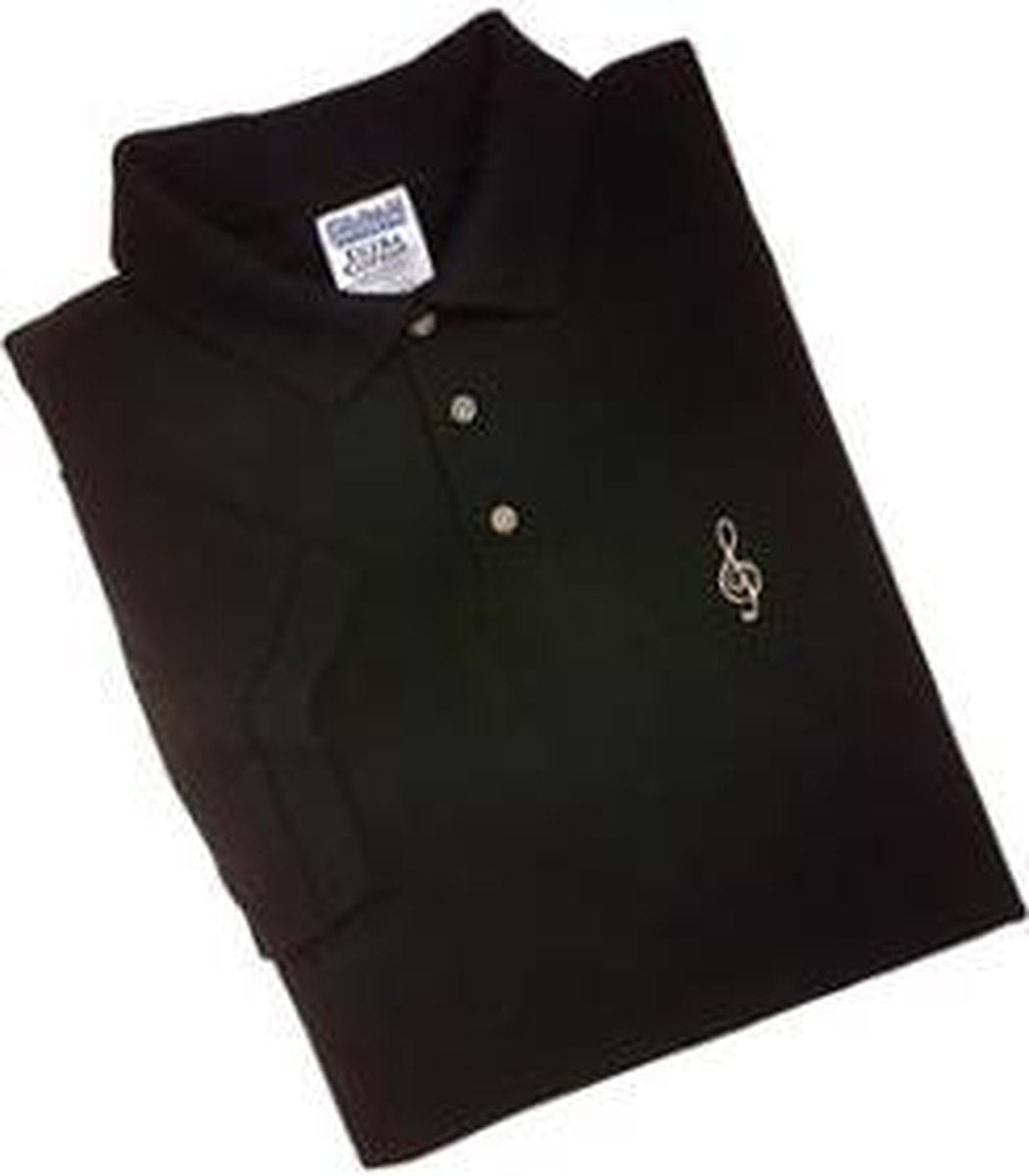 Polo vioolsleutel zwart maat XL