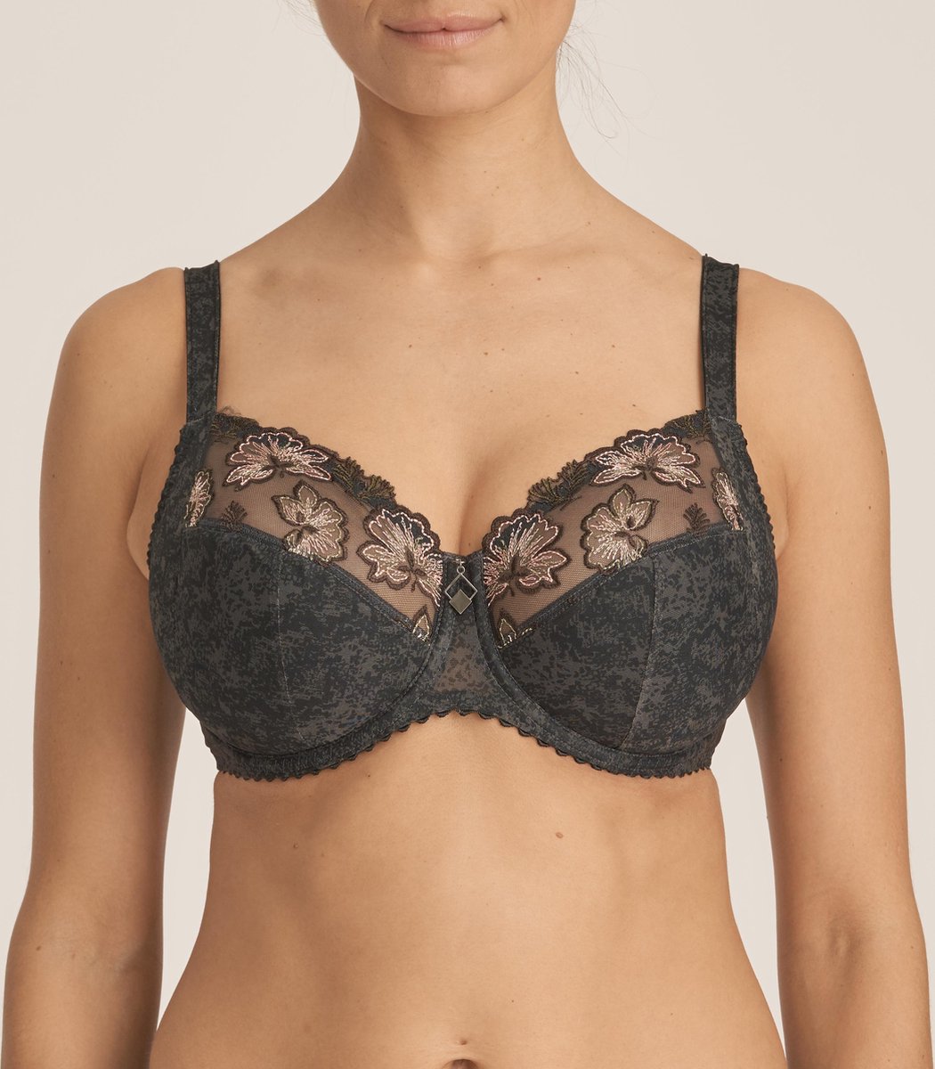 Prima Donna - Wild Flower - BH Beugel - 0163130 - Night Grey - D80/95