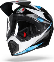 Agv AX9 North Zwart Wit Blauw Integraalhelm - Motorhelm - Maat XXL