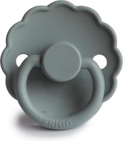 FRIGG Fopspeen Daisy maat 2 - 6-18 maanden - French Gray - Natuurrubber