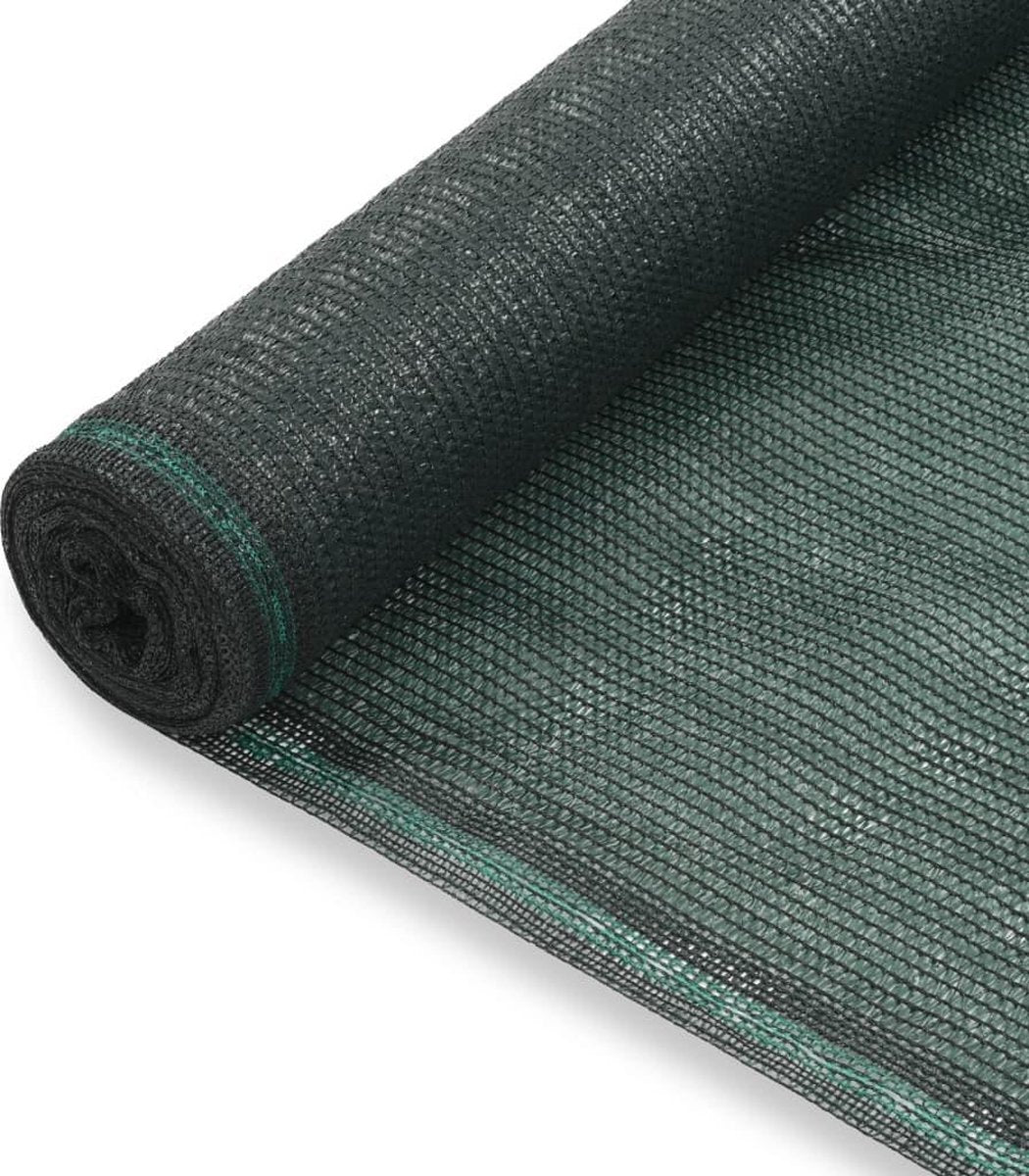 vidaXL Tennisnet 1x50 m HDPE groen