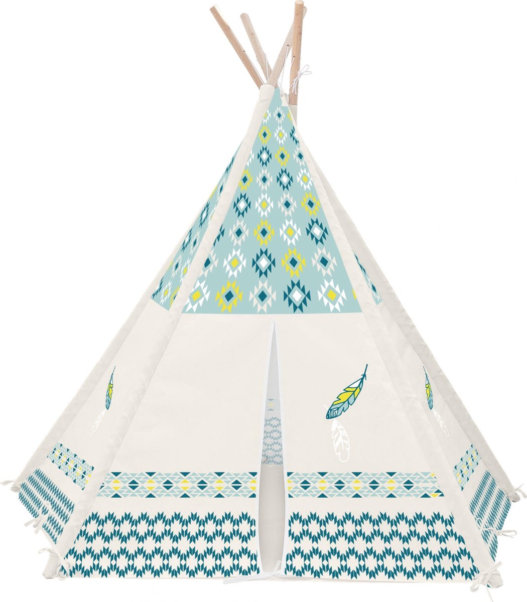 Achoka Indianen Tipitent 120 X 120 X 150 Cm Junior Beige