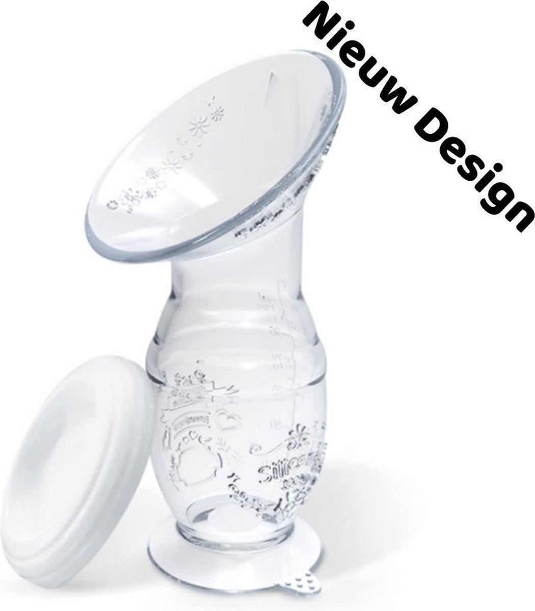 Borstkolf – Handkolf – Handmatig te bedienen – Siliconen – 100 ML opvangflesje