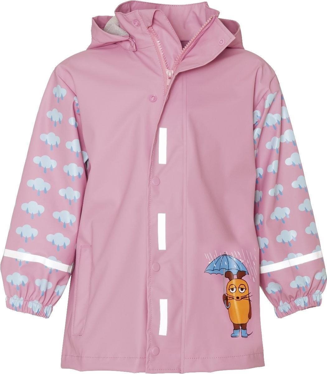 Playshoes - Regenjas voor kinderen - Muis en Olifant - Roze - maat 98cm