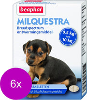 Beaphar Milquestra Pup - Anti wormenmiddel - 6 x 2 tab 0.5 Tot 10 Kg