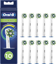 Oral-B CrossAction - Met CleanMaximiser-technologie - Opzetborstels - 10 Stuks - Brievenbusverpakking