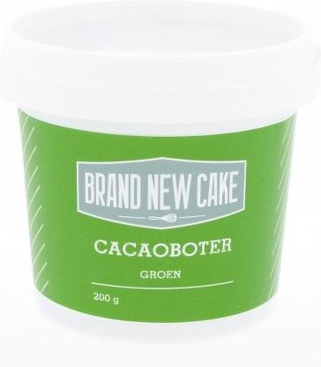 Brand New Cake - Cacaoboter Gekleurd Groen (200g)