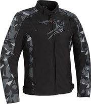 Bering Gozer Black Camo Textile Motorcycle Jacket M