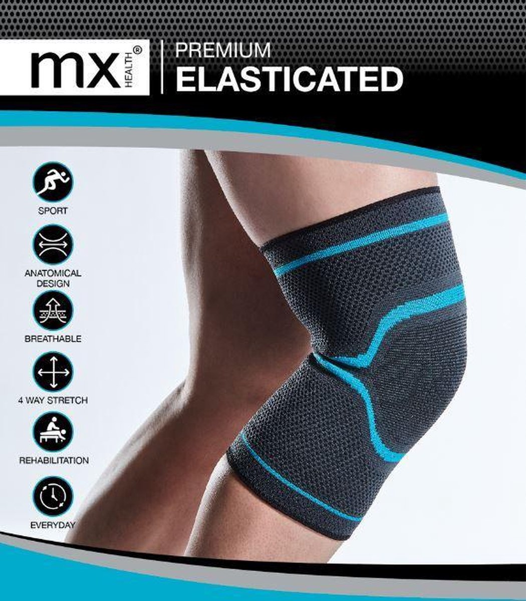 Premium elastische kniebrace M