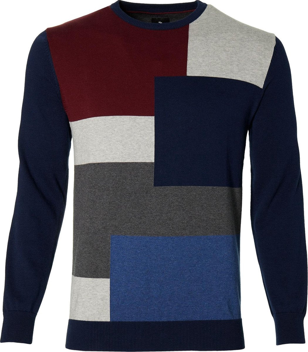 Jac Hensen Pullover - Modern Fit - Blauw - XXL