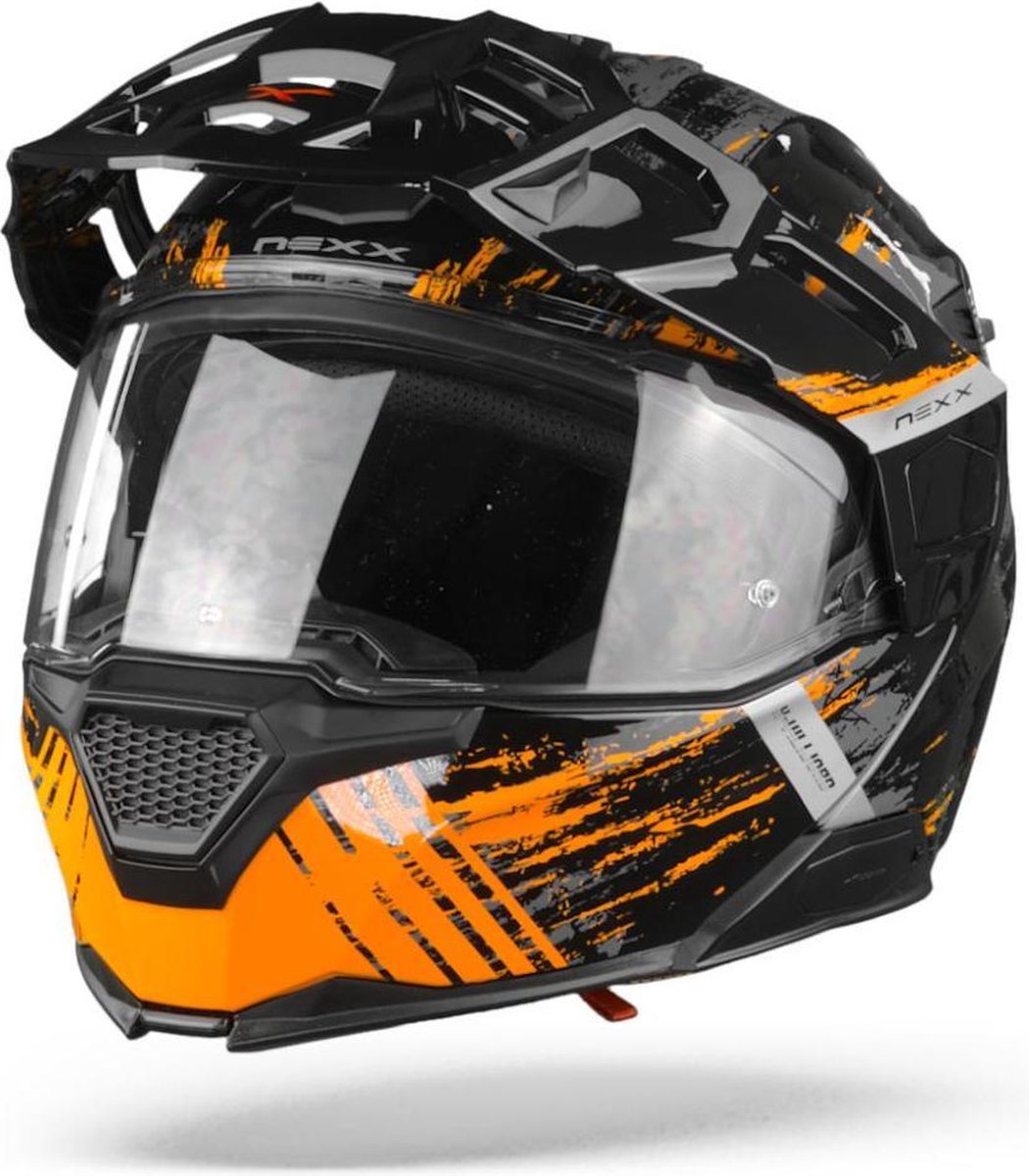 Nexx X.Vilijord Mudvalley Zwart Grijs Oranje XS