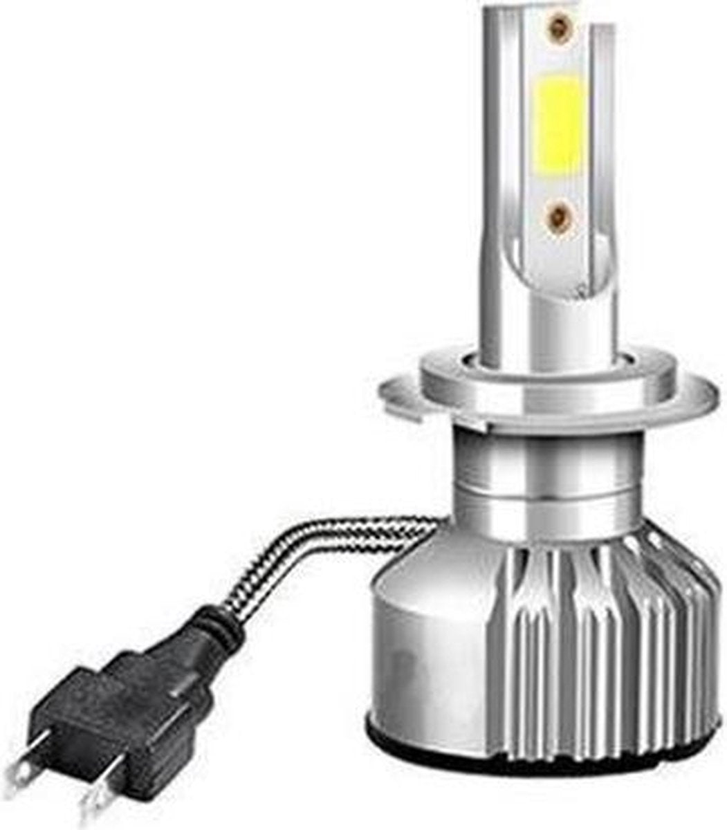 H4 LED Lamp Auto Motor Scooter (Set 2 stuks) - Interne CANbus adapter - 6500 Kelvin Helder Wit 14000 Lumen- 72W - Dimlicht