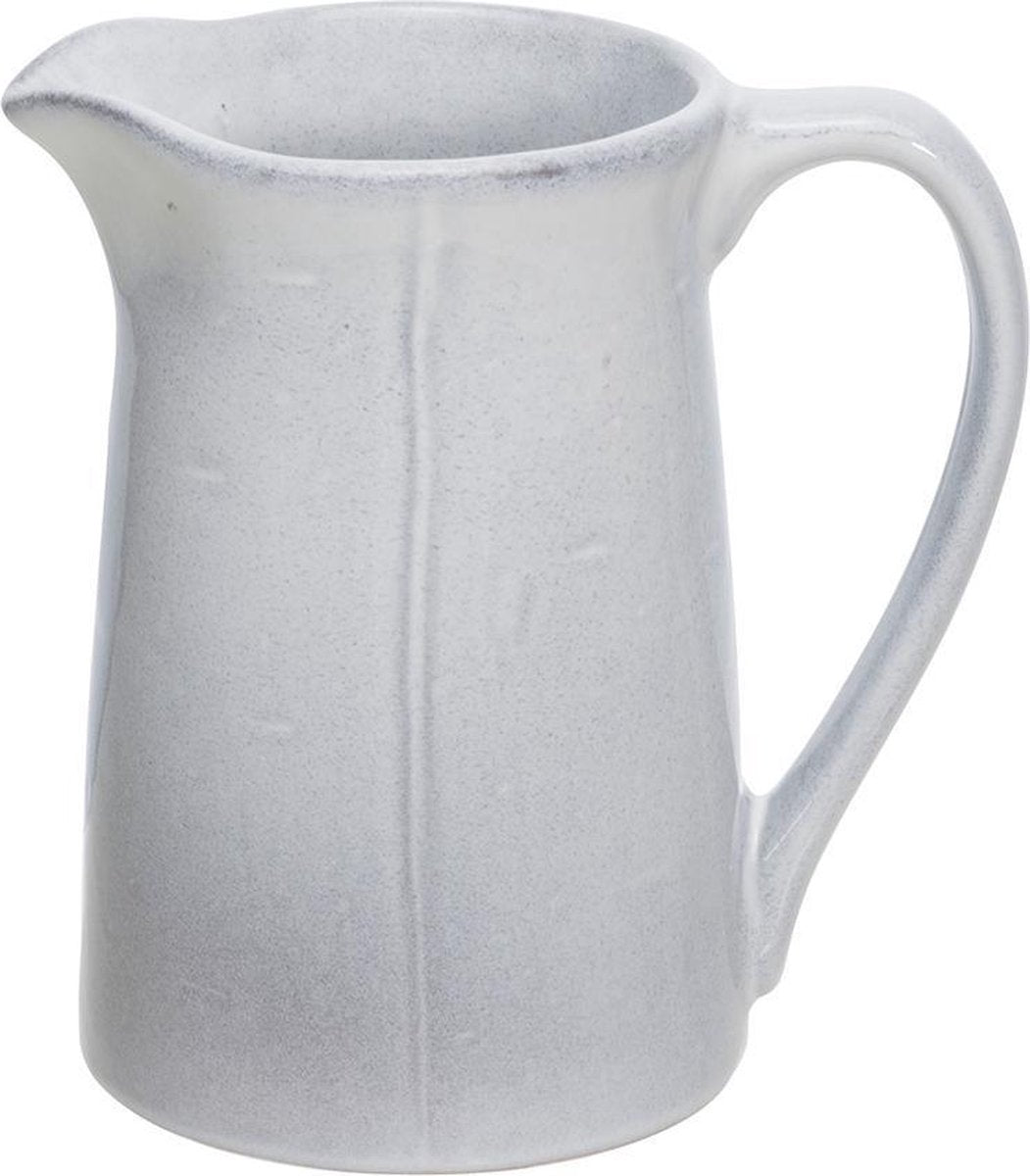 Cosy en Trendy Theodora - Grey - Melkkannetje - H10.5cm - 23cl - Keramiek en Yourkitchen E-kookboek