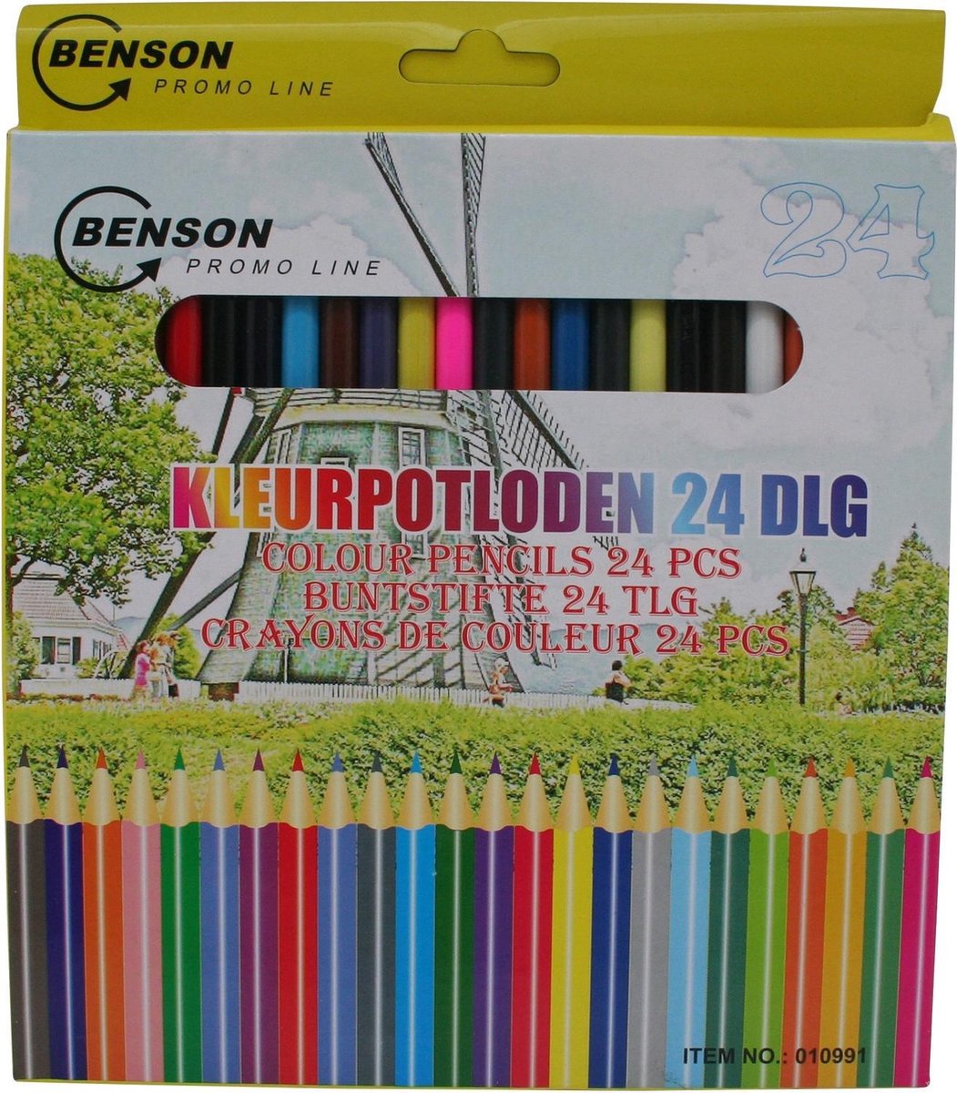 Bellson Kleurpotloden 24 Delig