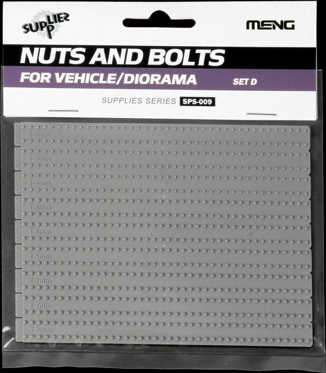 Meng - 1/35 Muttern und Bolzen D