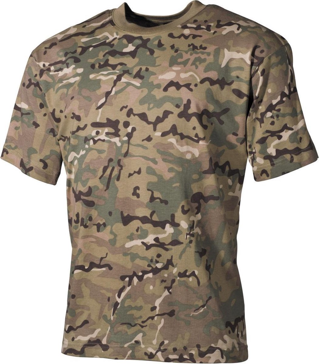 MFH - US T-Shirt  -  korte mouw  -  Operation camo  -  170 g/m² - MAAT L