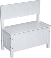 Roba Bankje Met Opslag Junior 59 X 29 X 57 Cm Hout Wit