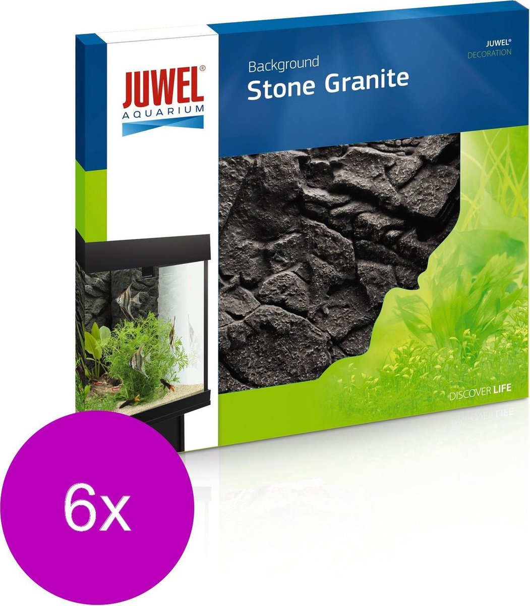 Juwel Achterwand Stone Granite - Aquarium - Achterwand - 6 x 60 x55 cm
