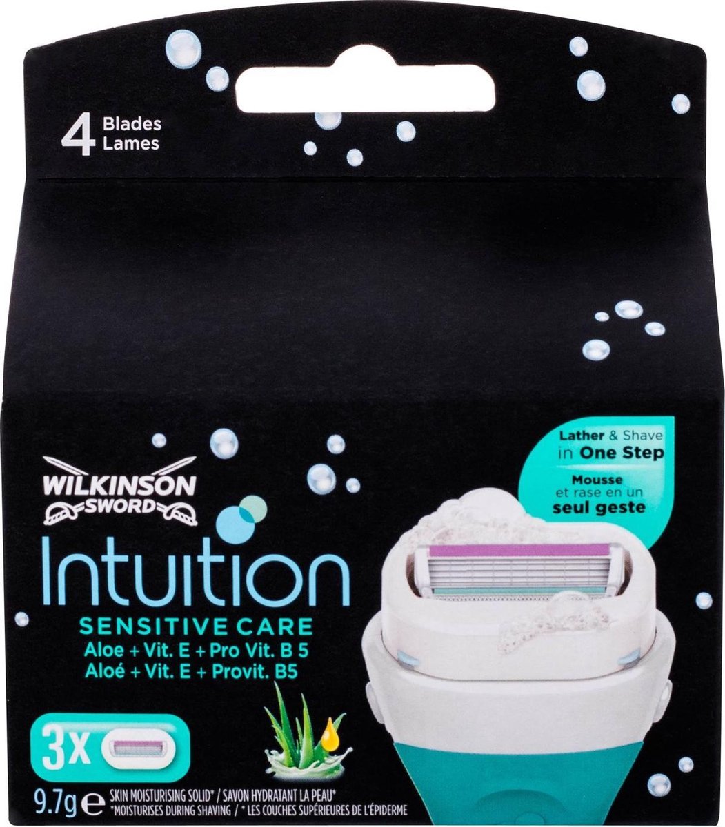 Wilkinson Intuition Sensitive Care Scheermesjes - 3 stuks – Single Item