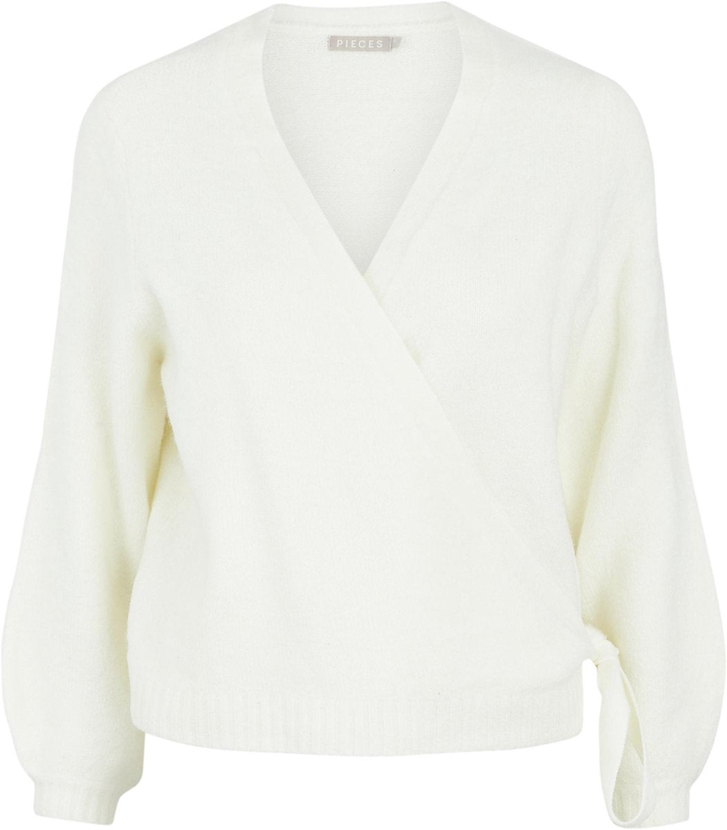 PIECES wrap knit cardigan