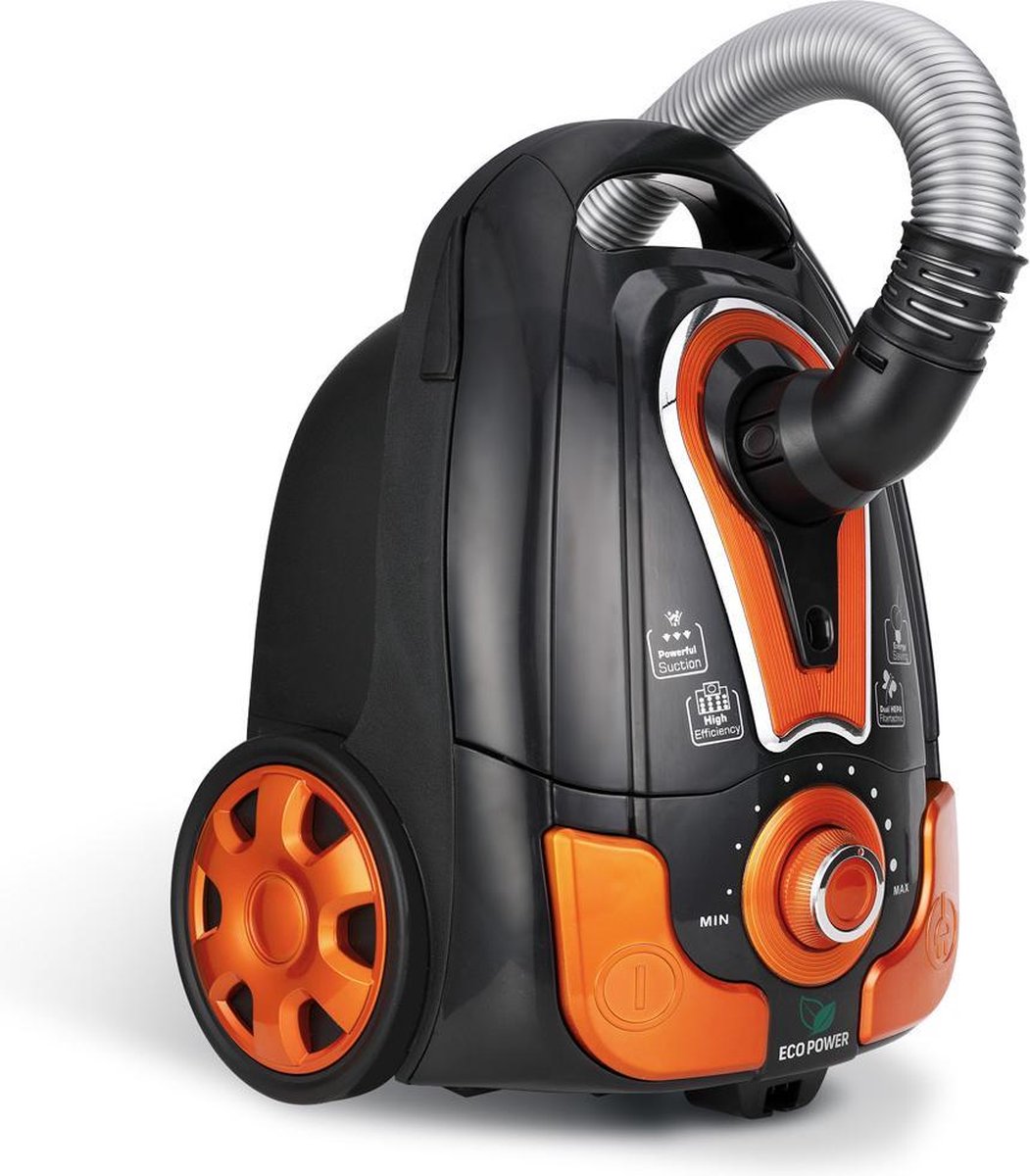 Monzana Stofzuiger met zak max. 900W - Dubbele HEPA filter