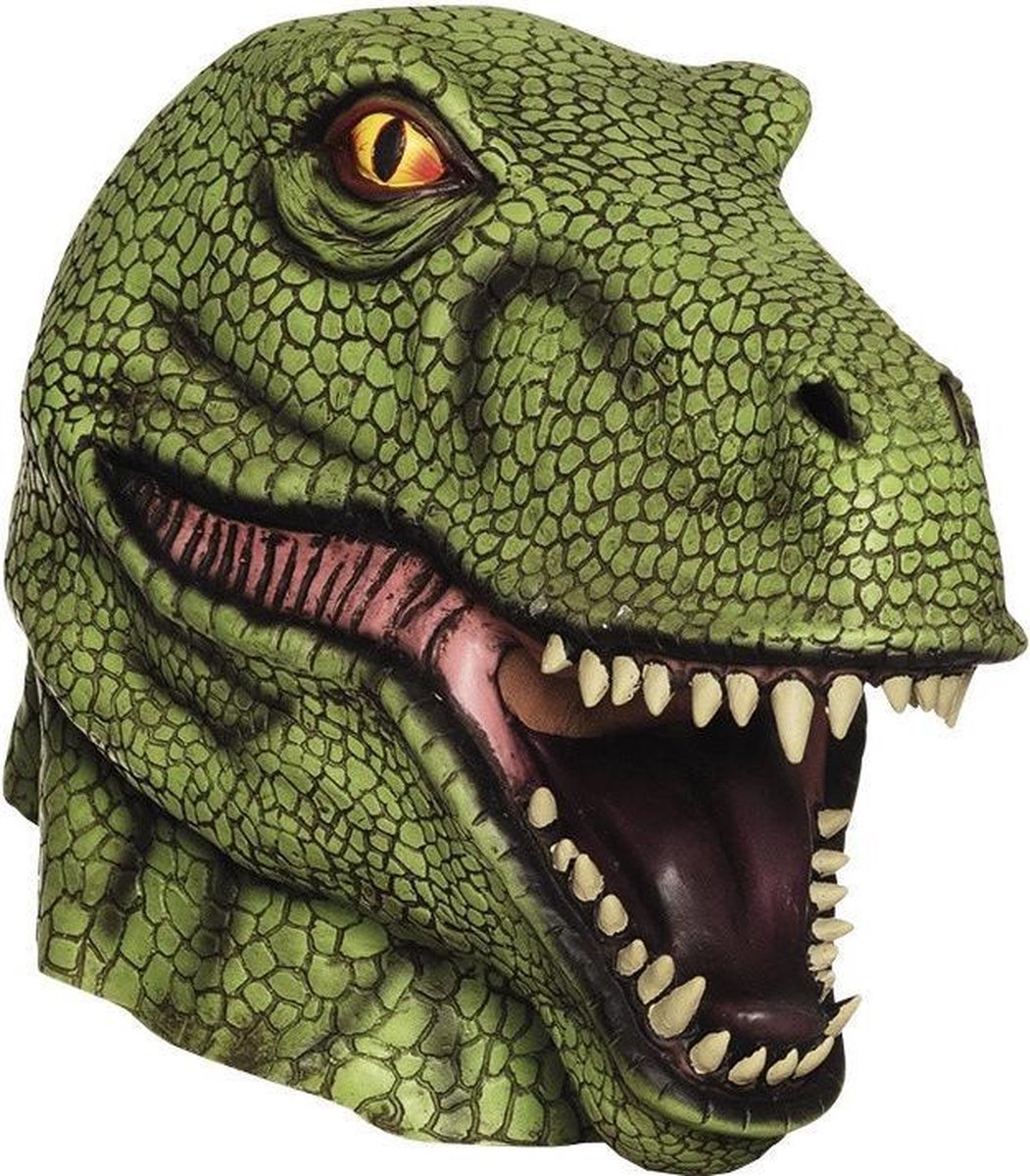 St. Latex gezichtsmasker T-rex