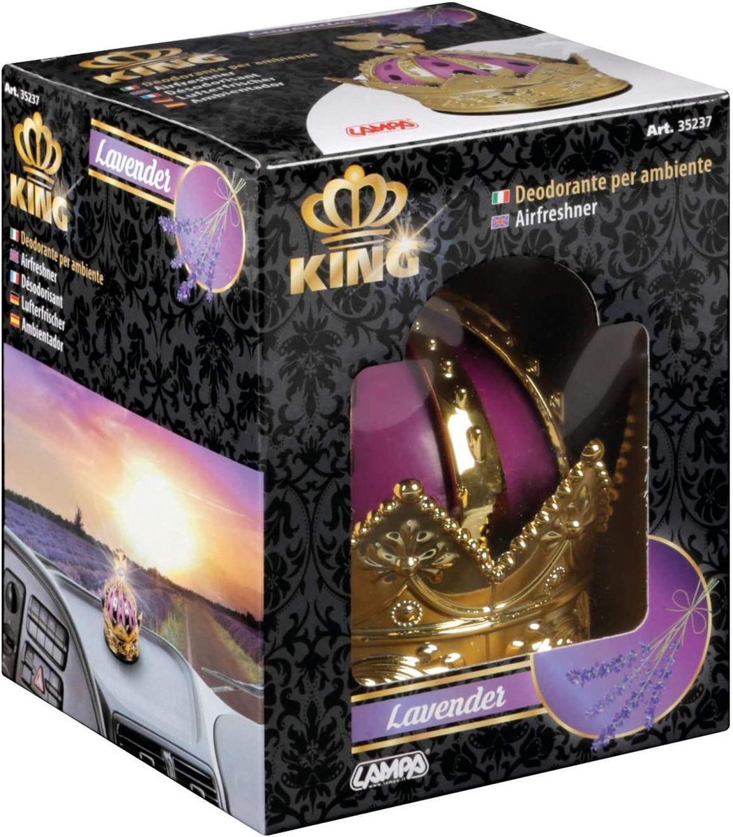 lavendel geur auto ......lampa king lavender airfreschner