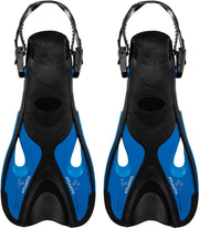 Atlantis Snorkelvinnen - Zwemvliezen - Kinderen - Zwart/Petrol Blauw - 30-36