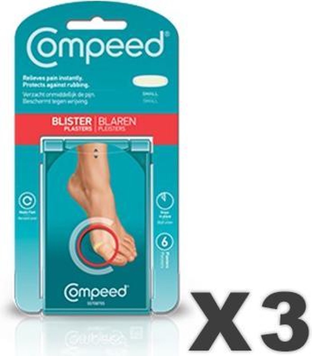 Compeed Blaren Pleisters Small 3 x 6 Stuks