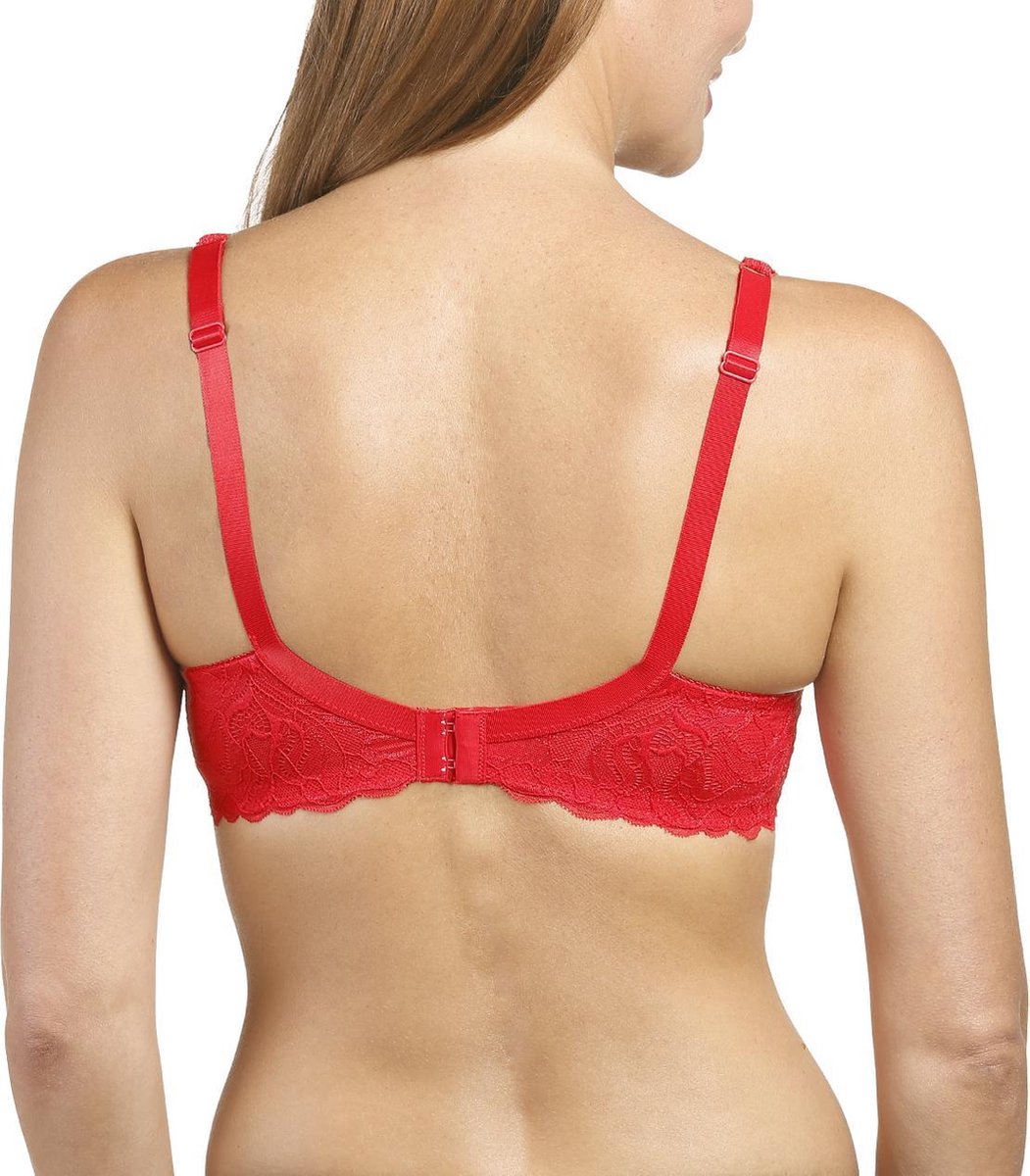 Naturana Valencia Rood - Soft-Cup bh Maat: 100E