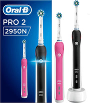 Oral-B PRO 2 2950N - Elektrische Tandenborstel - Duopack - Zwart en Roze