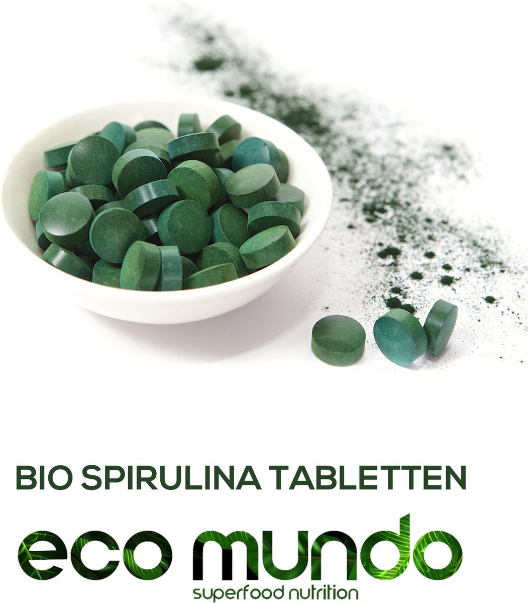 Bio Spirulina Tabletten 500 Gram 1000 x 500mg